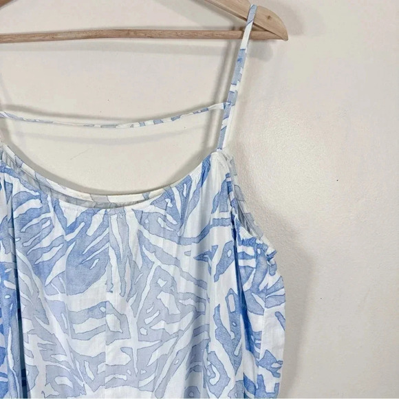 H&M Strappy Top White Blue Pattern - Picture 12 of 14